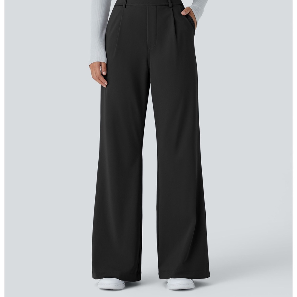 HALARA Black Wide Leg Pants